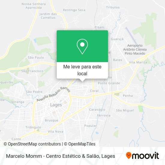 Marcelo Momm - Centro Estético & Salão mapa