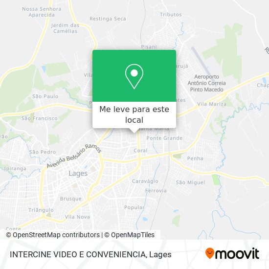 INTERCINE VIDEO E CONVENIENCIA mapa