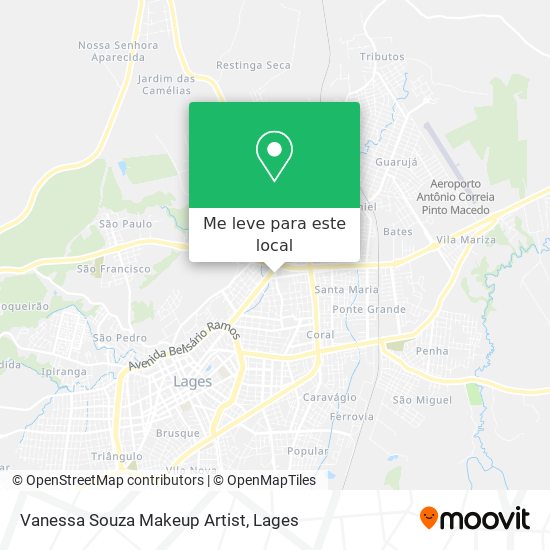 Vanessa Souza Makeup Artist mapa