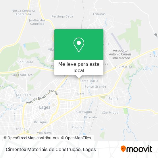 Cimentex Materiais de Construção mapa