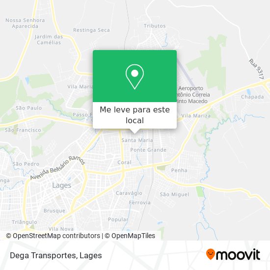 Dega Transportes mapa