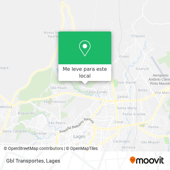 Gbl Transportes mapa