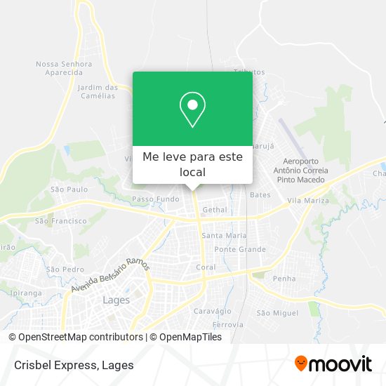 Crisbel Express mapa