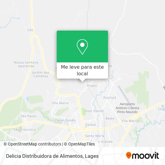 Delicia Distribuidora de Alimentos mapa