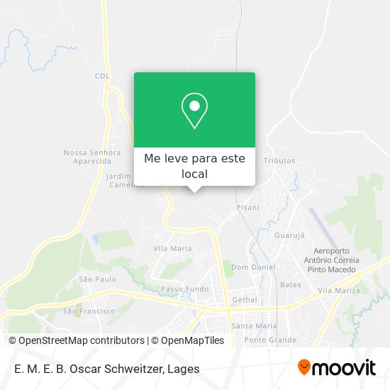 E. M. E. B. Oscar Schweitzer mapa