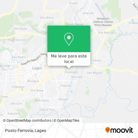 Posto Ferrovia mapa
