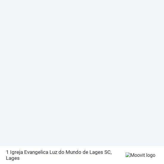 1 Igreja Evangelica Luz do Mundo de Lages SC mapa