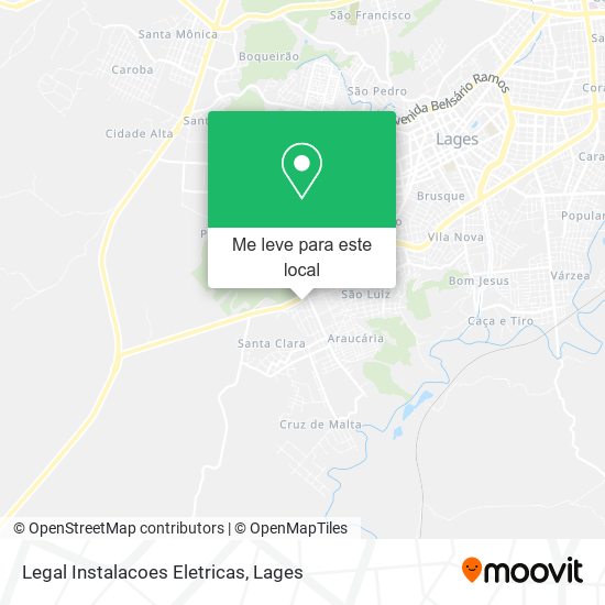 Legal Instalacoes Eletricas mapa