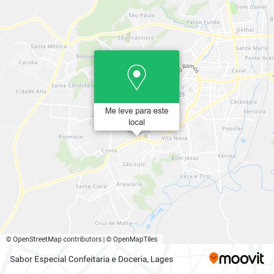 Sabor Especial Confeitaria e Doceria mapa