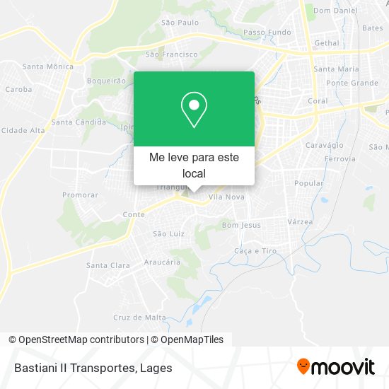 Bastiani II Transportes mapa