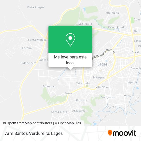 Arm Santos Verdureira mapa