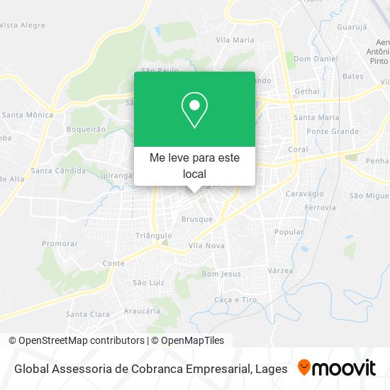 Global Assessoria de Cobranca Empresarial mapa