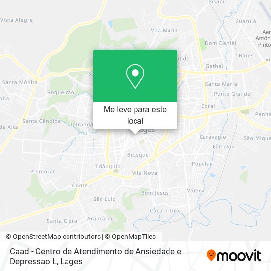 Caad - Centro de Atendimento de Ansiedade e Depressao L mapa