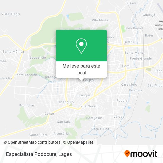 Especialista Podocure mapa