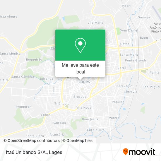 Itaú Unibanco S/A. mapa