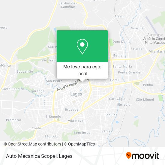 Auto Mecanica Scopel mapa