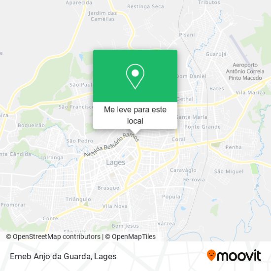 Emeb Anjo da Guarda mapa