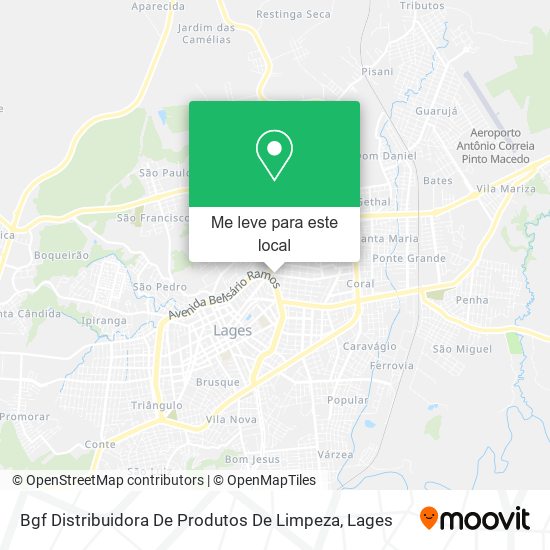 Bgf Distribuidora De Produtos De Limpeza mapa