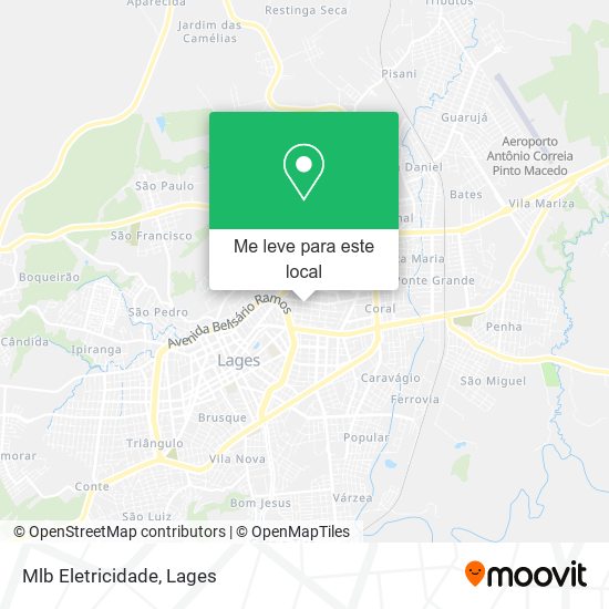 Mlb Eletricidade mapa