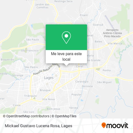 Mickael Gustavo Lucena Rosa mapa