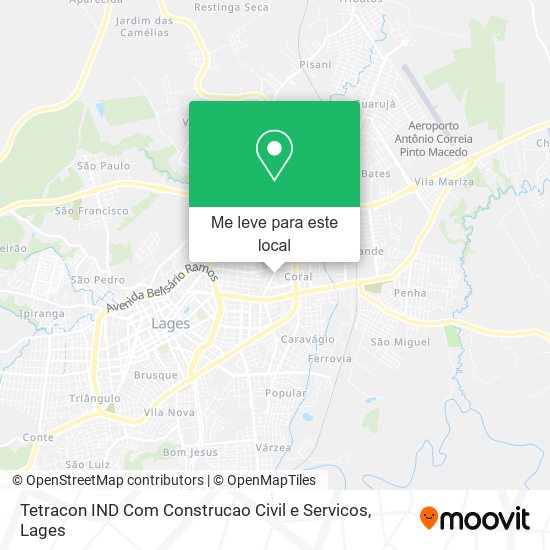 Tetracon IND Com Construcao Civil e Servicos mapa