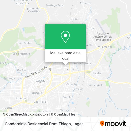 Condominio Residencial Dom Thiago mapa