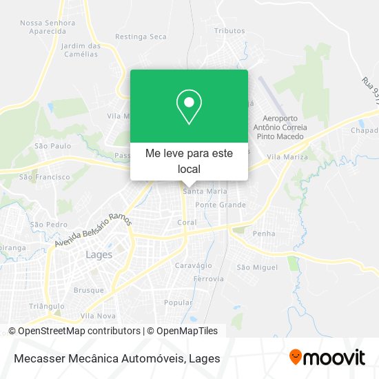 Mecasser Mecânica Automóveis mapa