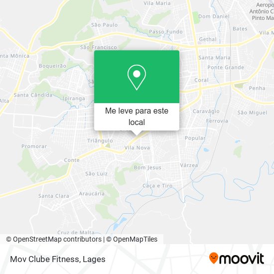 Mov Clube Fitness mapa