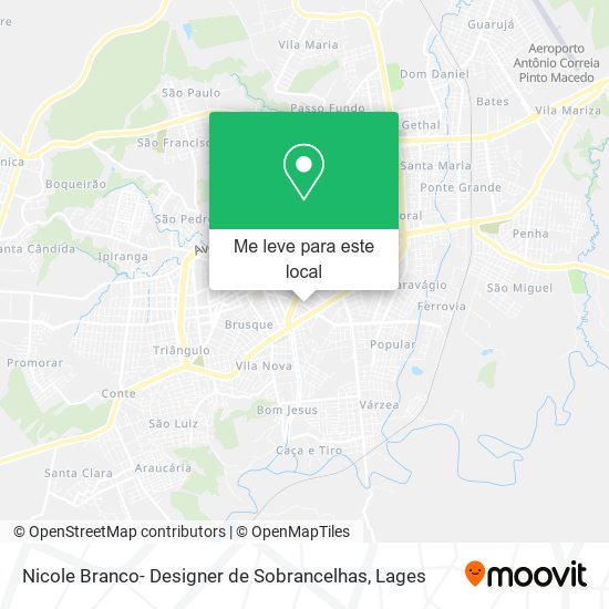 Nicole Branco- Designer de Sobrancelhas mapa