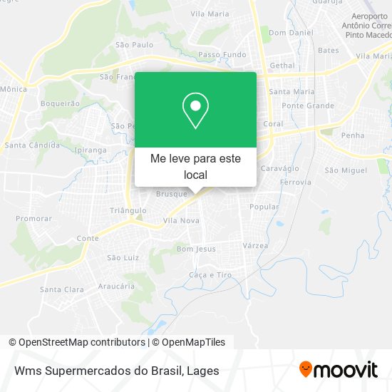 Wms Supermercados do Brasil mapa