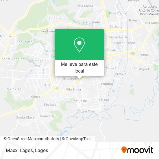 Maxxi Lages mapa