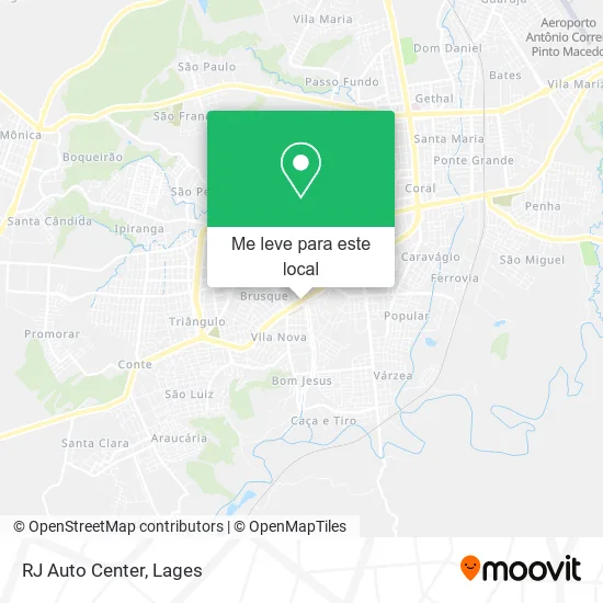RJ Auto Center mapa