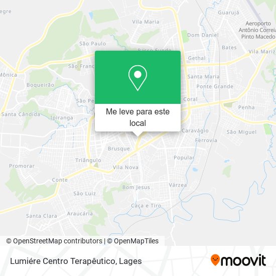 Lumiére Centro Terapêutico mapa