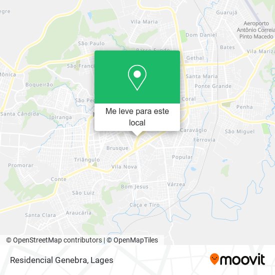 Residencial Genebra mapa
