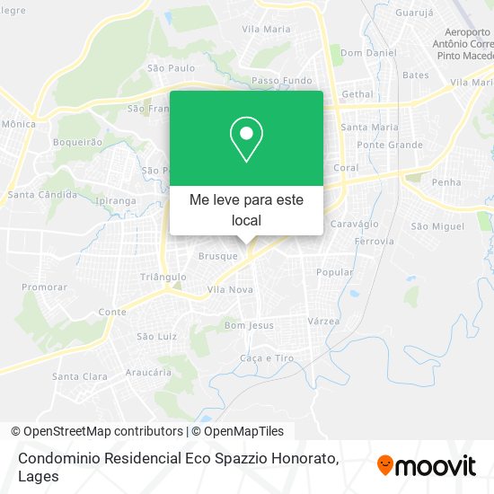 Condominio Residencial Eco Spazzio Honorato mapa