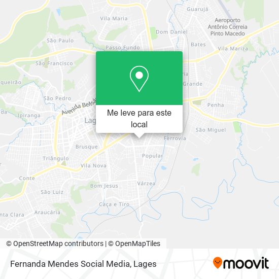 Fernanda Mendes Social Media mapa