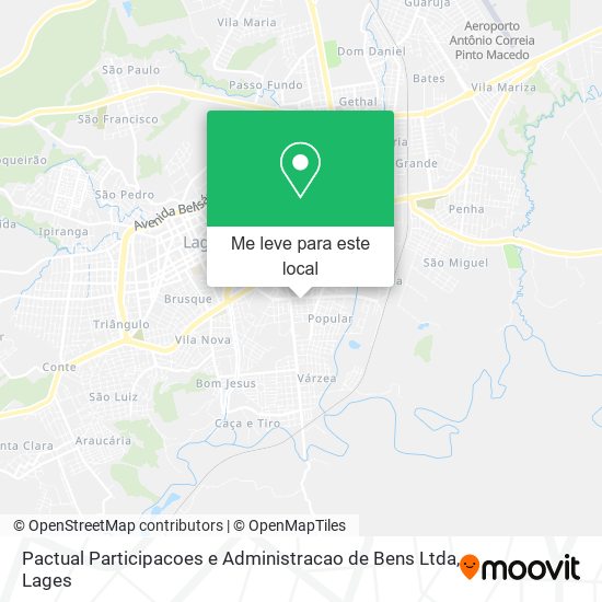 Pactual Participacoes e Administracao de Bens Ltda mapa