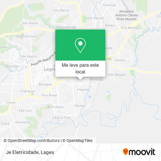 Je Eletricidade mapa