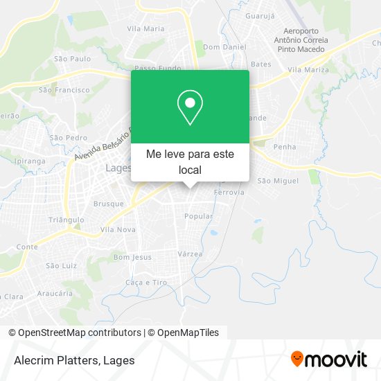 Alecrim Platters mapa