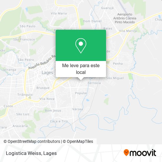 Logistica Weiss mapa