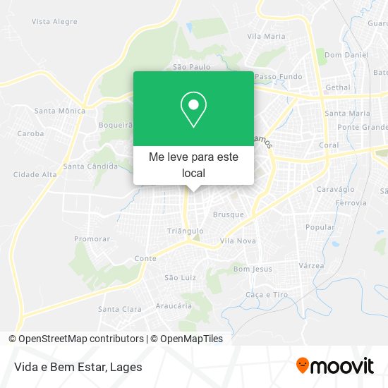 Vida e Bem Estar mapa