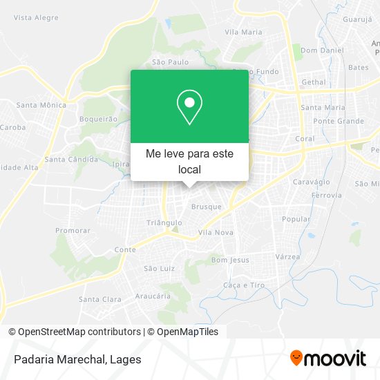 Padaria Marechal mapa