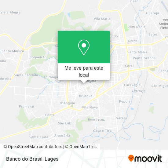 Banco do Brasil mapa