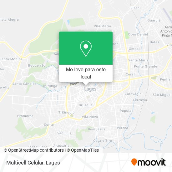 Multicell Celular mapa