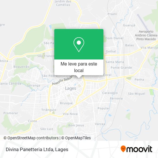 Divina Panetteria Ltda mapa