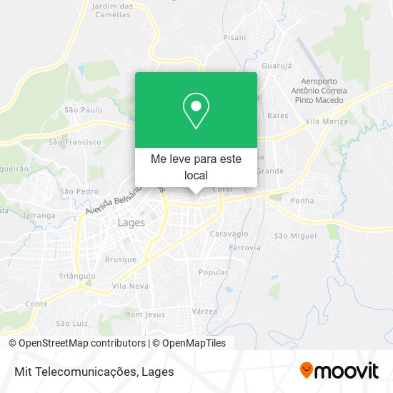 Mit Telecomunicações mapa