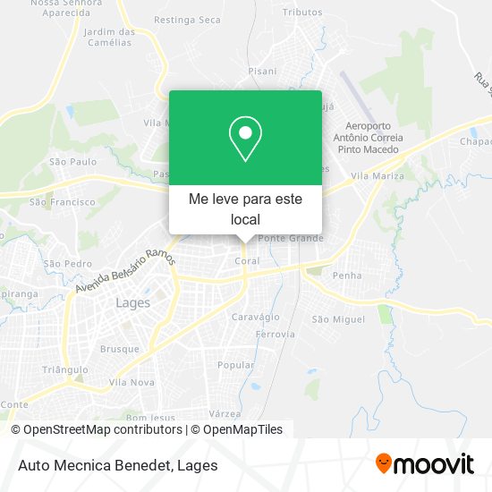Auto Mecnica Benedet mapa