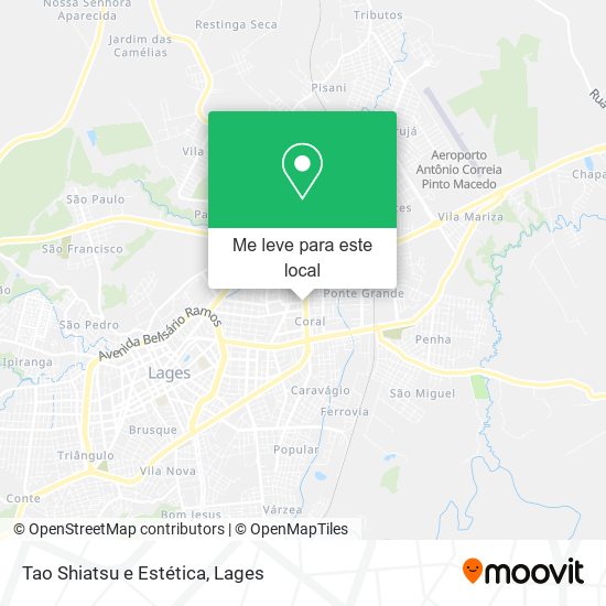 Tao Shiatsu e Estética mapa