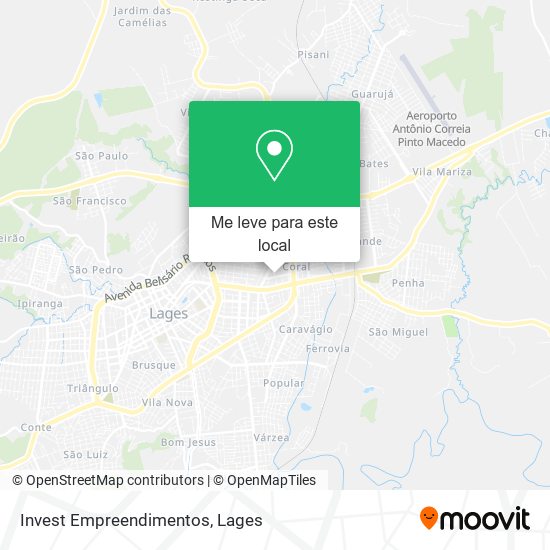 Invest Empreendimentos mapa