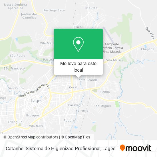 Catanhel Sistema de Higienizao Profissional mapa